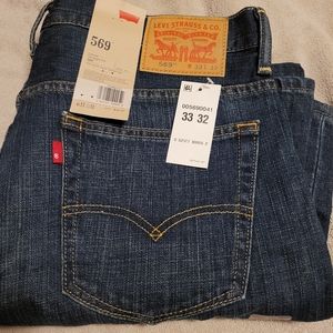 Levi's Loose Fit Straight 569 Men's Jeans Size 33x32
